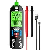 JASLEEN A1X Smart Digital Multimeter Tester Rechargeable Electrical Voltmeter, Measures Capacitance Diode Continuity Resistance V-Alert Live Check AC DC Voltage