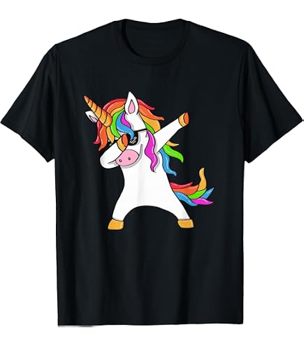 Amazon.com: Unicorn Riding T rex Shirt Dinosaur Boys Girls Kids