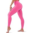 High Waisted Leggings for Women - Tummy Control Yoga Pants for Workout Running Athletic No See Through Plus Size