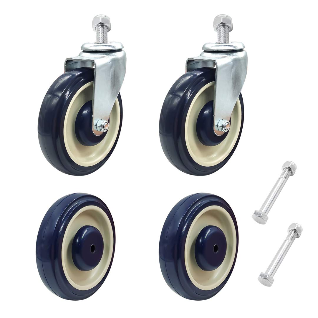 Buy ACS Shopping Cart Wheels Replacement Supermarket Grocery Kit (1) 4