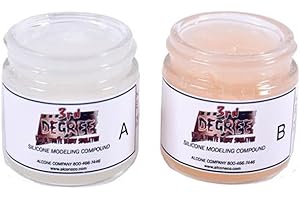 BSVI 3rd Degree Silicone Molding Compound Wound Scar Prosthetic SFX Simulation, Light 2oz