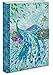 Punch Studio, Pagoda Peacock, Brooch Journal, 104 full-colored lined sheets