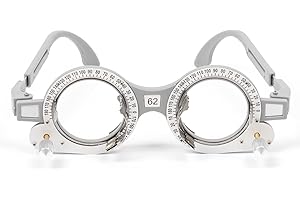 UCanSee Optical Trial Lens Frame Fixed PD 62mm Optometry Frame with Adjustable Temple Arms - Suitable for Optometrists