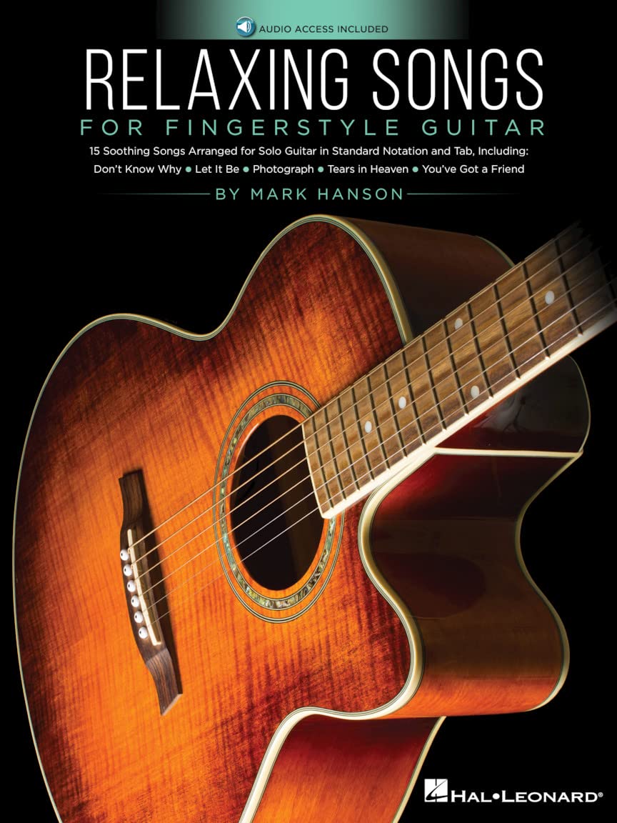 Relaxing Songs for Fingerstyle Guitar. Book and online Audio