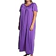 Shadowline Plus Size Women's Petals 53 Inch Short Flutter Sleeve Long Gown