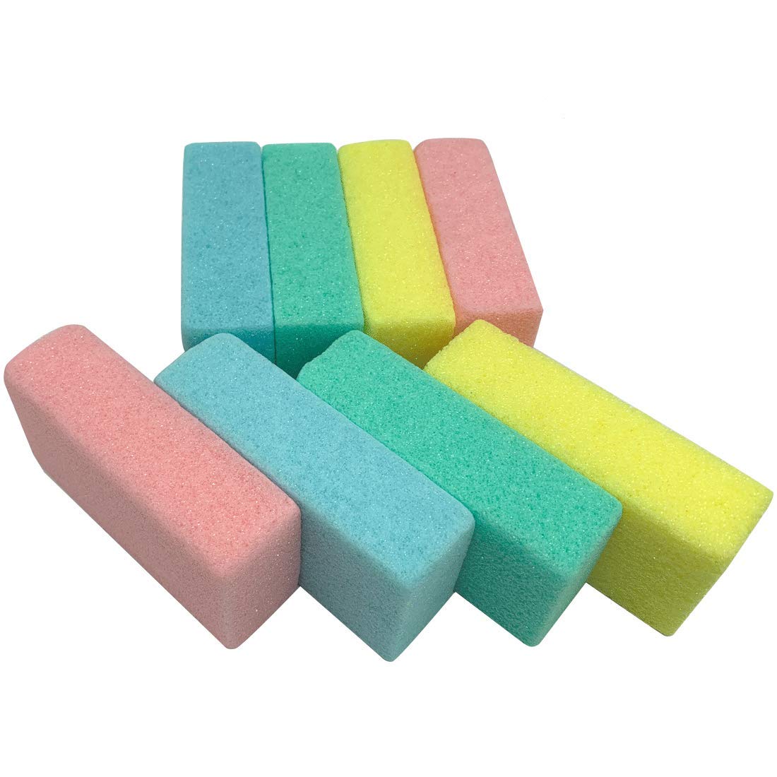 Maryton Pumice Sponge for Feet, Ultimate Pedicure Stone Callus Remover & Foot Scrubber Bulk Pack of 4(Assorted Colors): Beauty