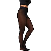 Hanes EcoSmart Womens Opaque Tights, Same to Waist, Sheer Toe, Black