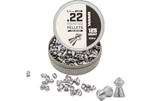 Barra Airguns Arlo Pointed Pellets for Pellet Gun, .22 Caliber Pellet, Hunting Grade, Maximum Penetration, Ideal for Small Game Hunting, Increased Accuracy, 125 Count
