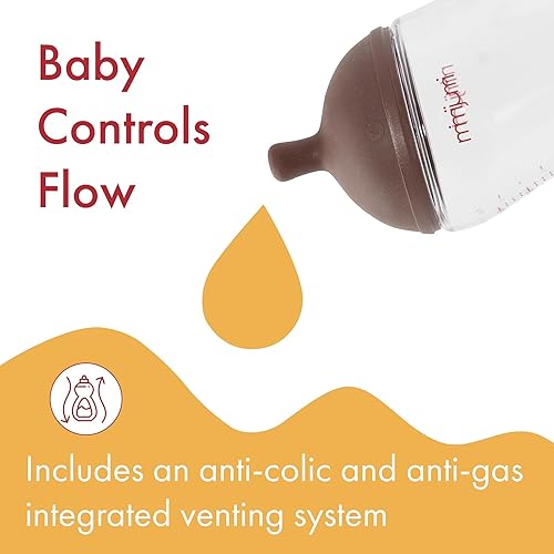 mimijumi Baby Bottle Set Get Going Anti-Colic Bottles for
