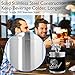 NutriChef Pressurized Growler Tap System - Stainless Steel Mini Keg Dispenser Portable Kegerator Kit - Co2 Pressure Regulator Keeps Carbonation for Craft Beer, Draft and Homebrew - (64oz)