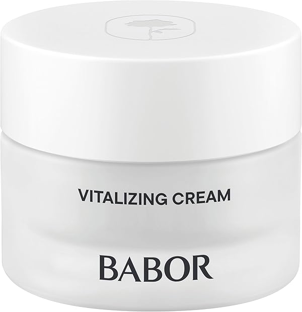 BABOR Vitalizing Cream, Gesichtscreme für müde und regenerationsbedürftige Haut, Revitalisierende Feuchtigkeitspflege, Vegane Formel, 50 ml