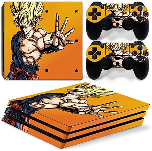 TFSM Branded Goku PS4 PRO Playstation Pro Play Station 4 Vinyl Skin Sticker Dragonball