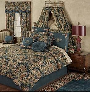 Amazon.com: Touch of Class Casanova Comforter Set Dark