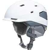 Smith Quantum Men's Snow Helmet - Matte White Charcoal MIPS, Small