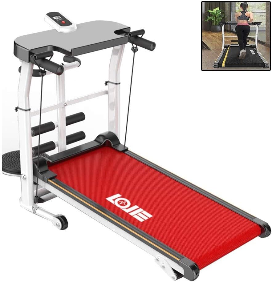Treadmills Non-electric Household Models Small Mute Fitness Equipment Multi-function Mechanical Folding Family Walking Machine Fitness Weight Loss Artifact Mecha