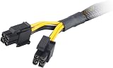 Akasa 4 Pin to 8 Pin ATX Power Supply Adapter Cable 15cm Black view 4