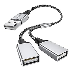 MOGOOD USB Splitter Cable USB y Splitter Adapter