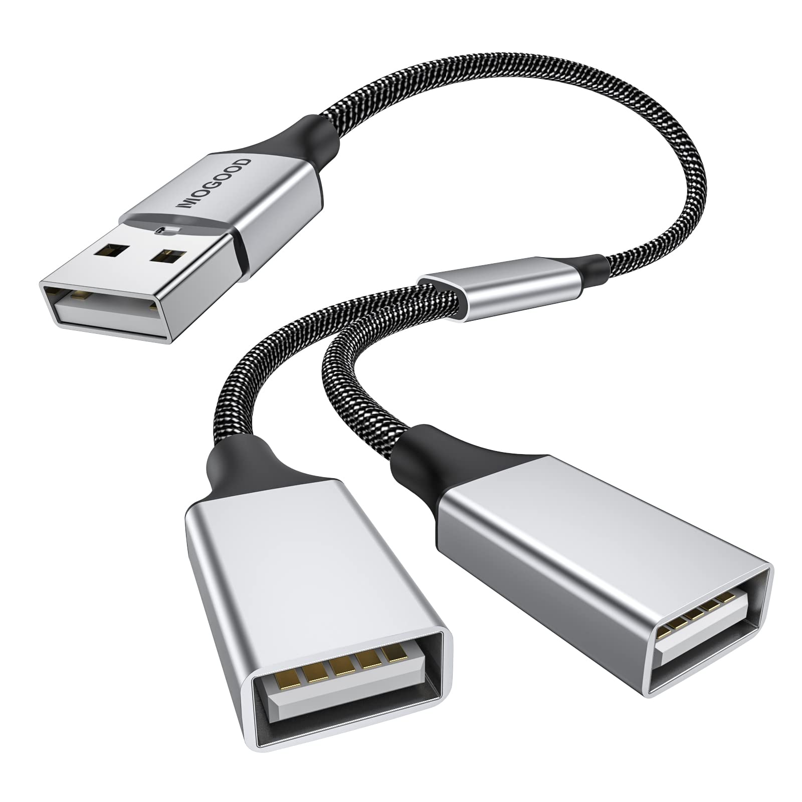 MOGOOD USB Splitter Cable USB y Splitter Adapter