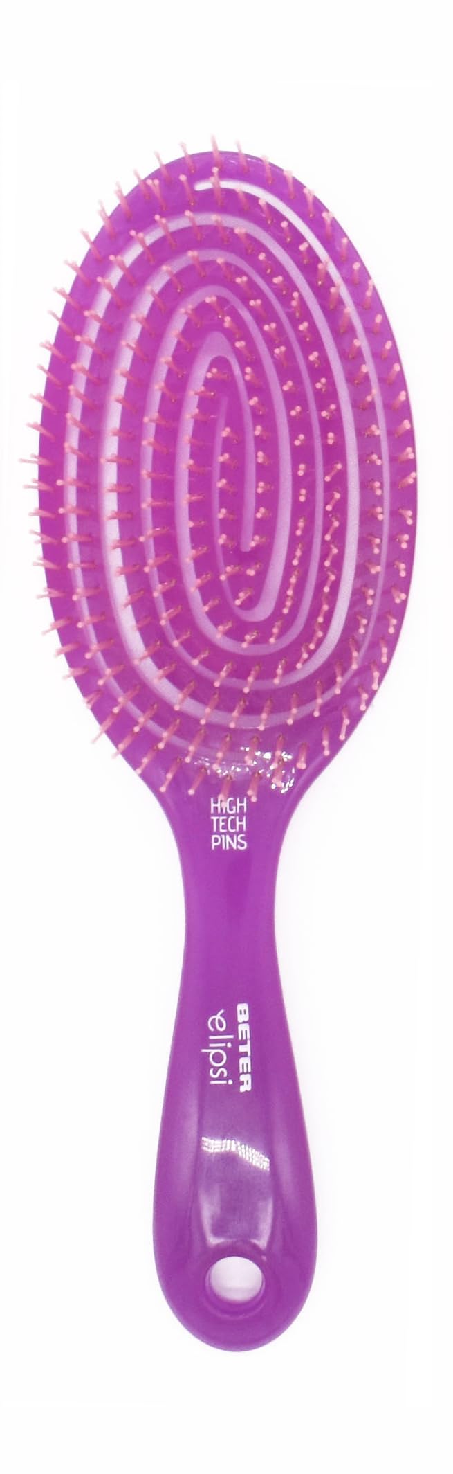 Beter - Elipsi High Tech Pins Detangler Brush Flexible Head Anti-Pull Detangling Brush, Anti-Break Detangling Brush, Smooth and No Pull Hairstyle Small Size