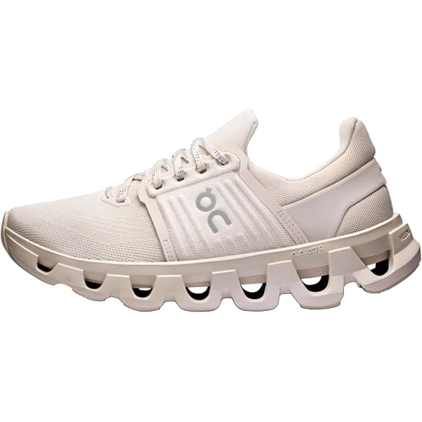 Amazon.com | On Women's Cloudrift Sneakers, White/Sand, 7.5 Medium