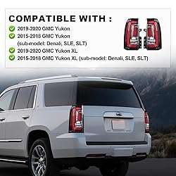 PIT66 LED Tail Lights Compatible with GMC