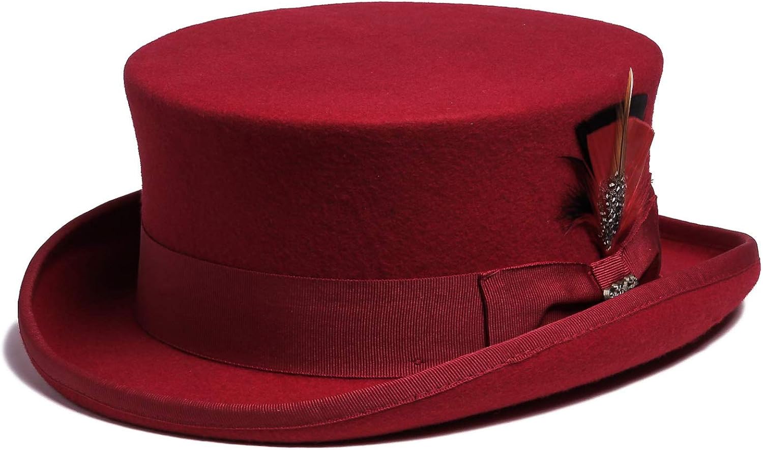 Bellmora Men's Wool Coachman, Leather Coachman and Classic Top Hat for