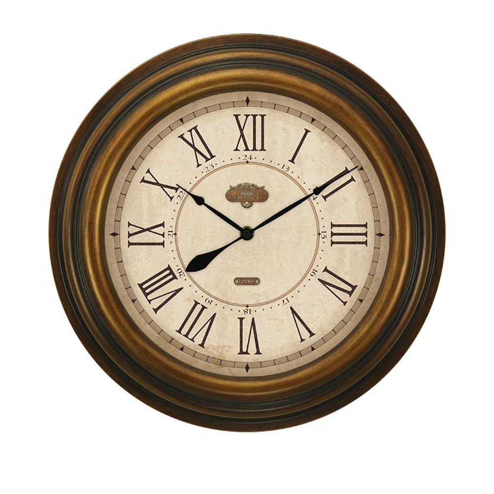 売れ筋 Aodisha ノスタルジアウォールクロック リビングルームレストランベッドルームバーウォールクロックコーヒーショップティーハウスビンテージウォールクロック直径38センチメートル より多くの装飾を取る 色 1 サイズ さいず 38 38cm B07f14fdkj 1 38