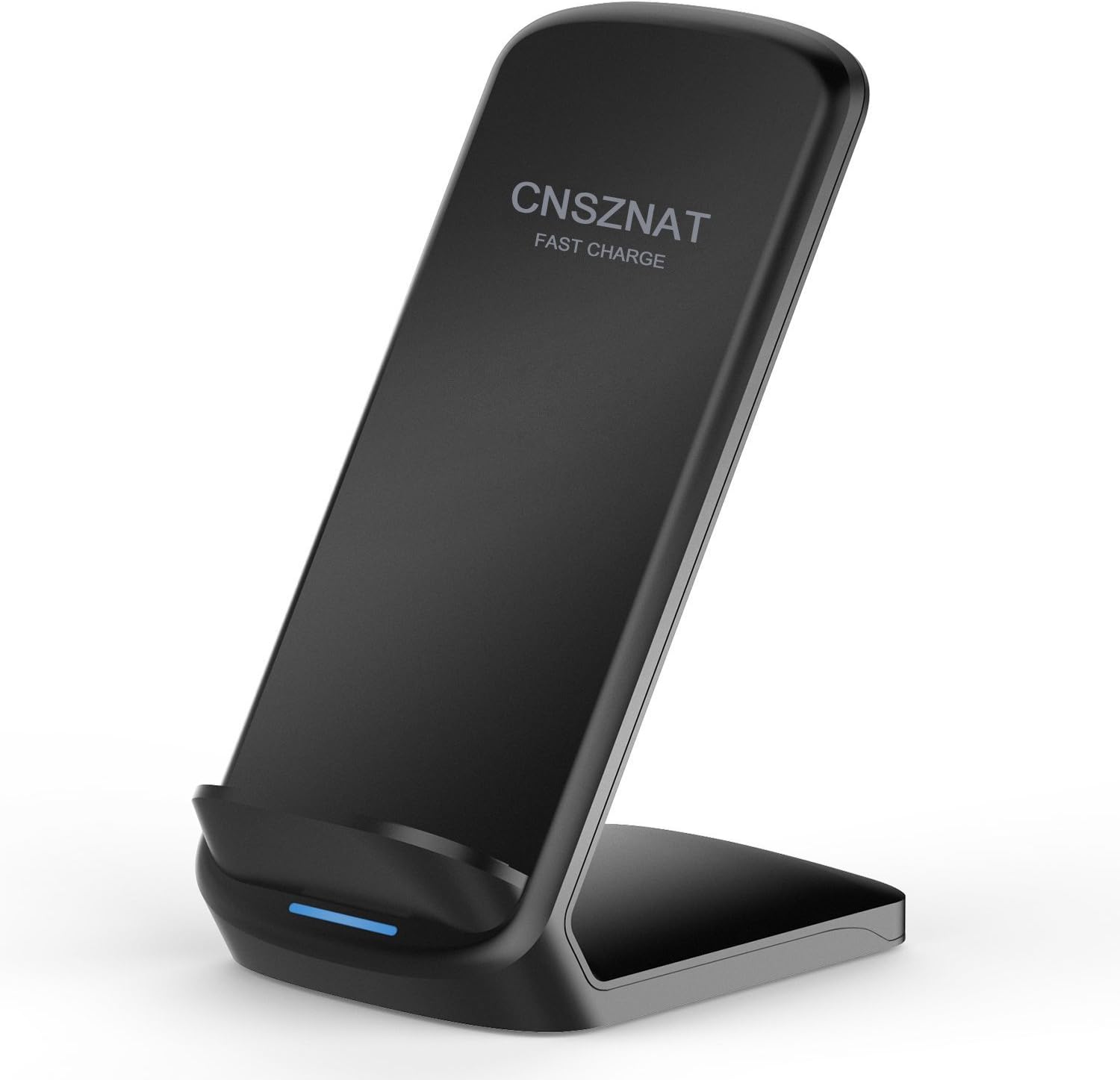 CNSZNAT Fast Wireless Charger Stand Fast Wireless Charging Stand Compatible Samsung Galaxy S10 S10+ S9 S9+ S8 S8+ Note9/8/5 S7 S7edge S6 Edge+ & Qi Charger Compatible iPhone X/XS/XR/XS Max/8/8 Plus