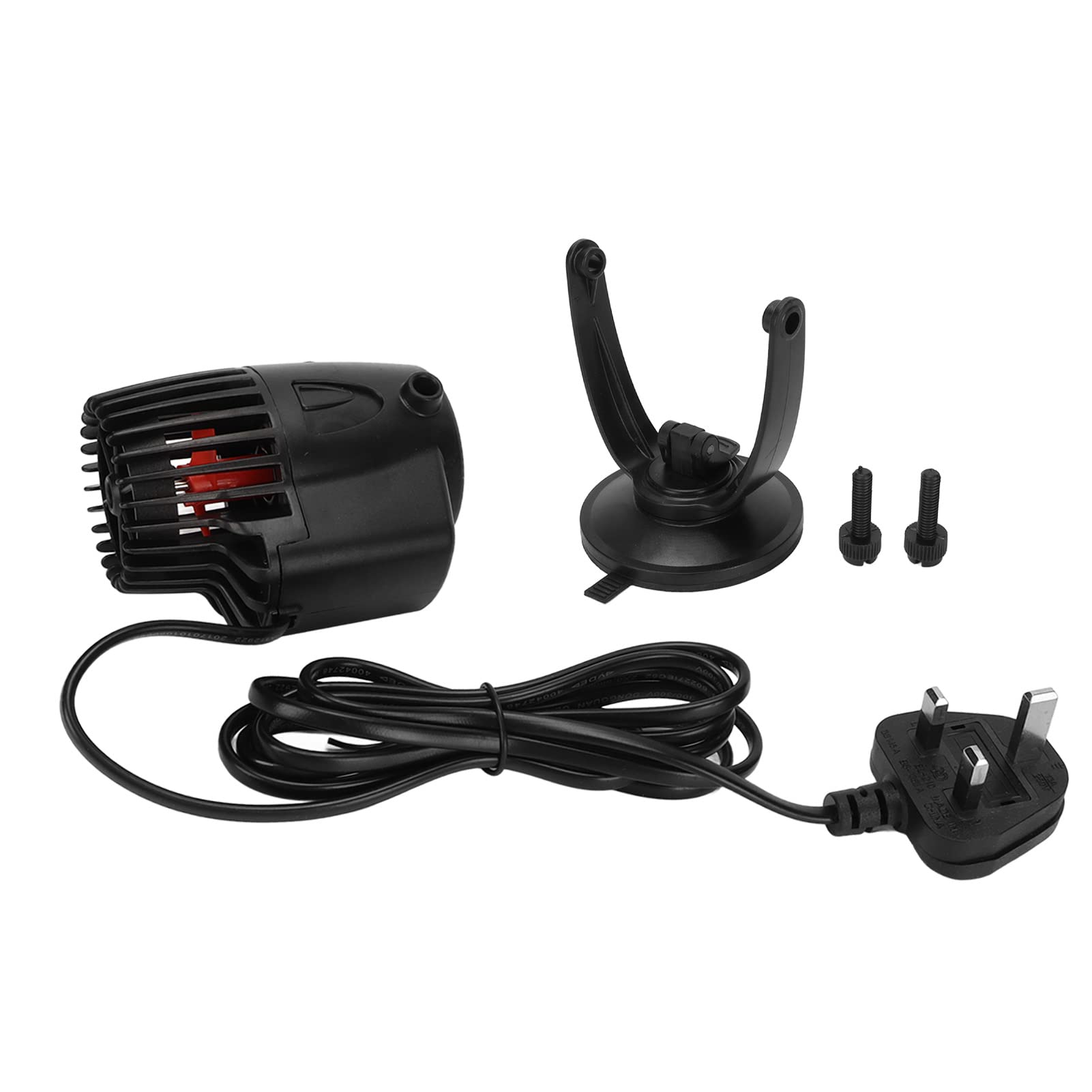 Fish Tank Wave Maker Aquarium Wave Maker Circulation Pump Large & Turbulent Flux with 360° Directional Adjustment, for Freshwater and Saltwater Applications, UK Plug (ZY-200M)