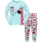 Toddler Girl Pajamas Sets Long Sleeve Cotton Pajamas Baby Girls Clothes PJs Two Piece Kids Jammies 2 to 10 Years