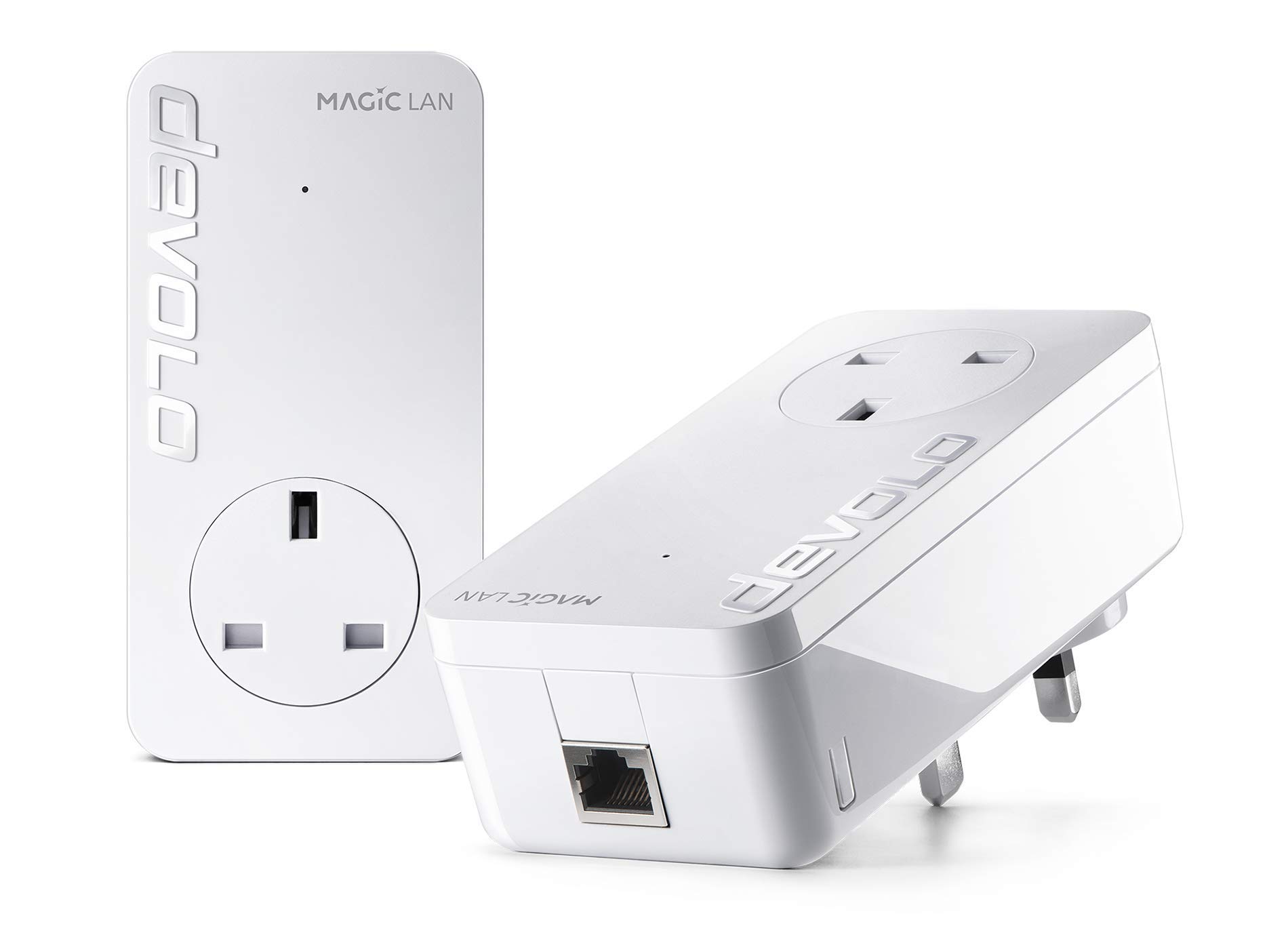 devolo Magic 1-1200 LAN Powerline Starter Kit, Stable Home Working, High Performance (Up to 1200 Mbps for Your Powerline Home Network, Internet from Any Wall Socket, Plug and Play, Easy Config)