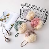 Omenluck 2Pcs Bath Shower Sponge Balls Mesh Exfoliating Loofah Scrubbers view 2