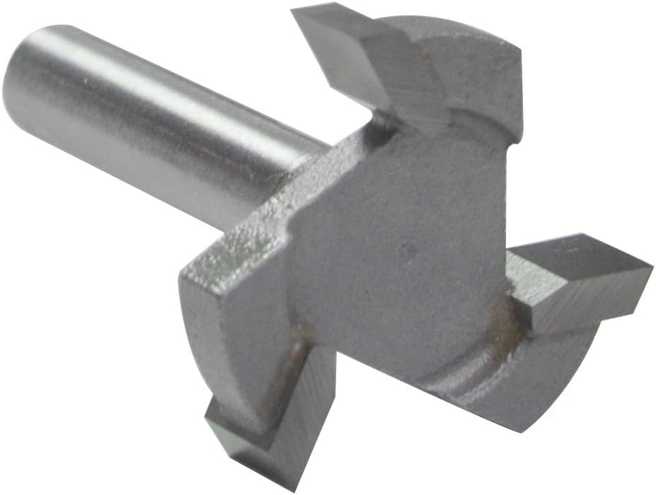 CNC Spoilboard Surfacing Router Bit, 1/4 Inch Shank 1 Inch Cutting ...