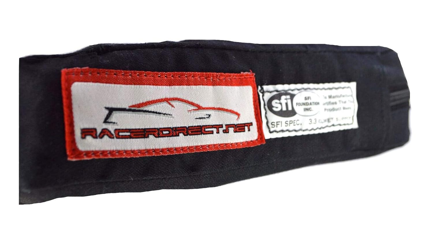 RACERDIRECT JR Racing Helmet Neck Brace Support Collar Black Horseshoe