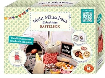 Bastelbox - Mein Mäusehaus-Einkaufsladen: EIN Mäuseladen zum Basteln und Spielen - Mit Plüschmaus, Steckmöbeln und Vielen Bas