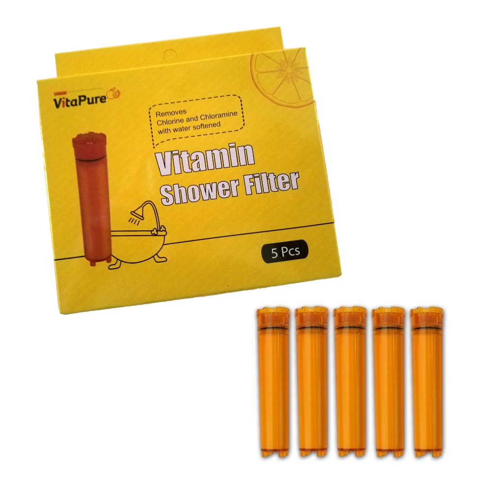 Sonaki Vitamin C Shower Filter Cartridge (1 Pack of 5) Vitamin C