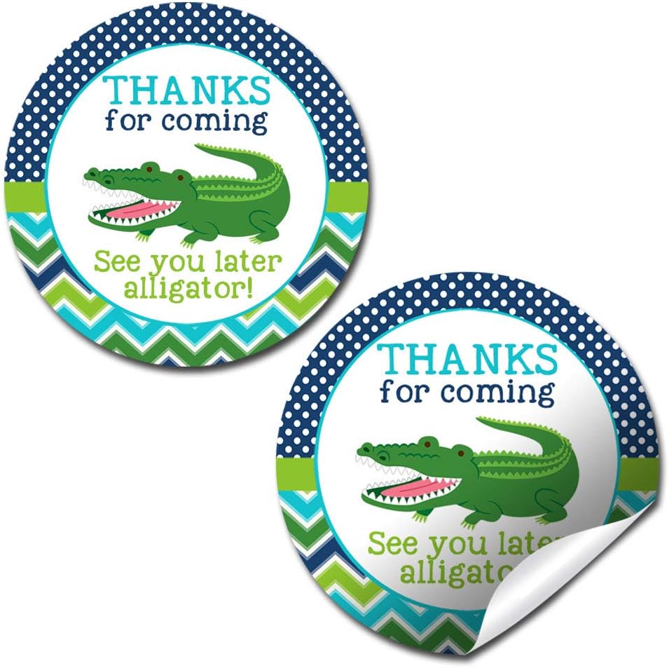 Amazon Com Snappy See You Later Alligator Themed Birthday Thank You Sticker Labels For Boys 40 2 Party Circle Stickers By Amandacreation Great For Party Favors Envelope Seals Goodie Bags Kitchen Amazon Com Snappy See You Later Alligator Themed Birthday Thank You Sticker Labels For Boys 40 2 Party Circle Stickers By Amandacreation Great For Party Favors Envelope Seals Goodie Bags Kitchen