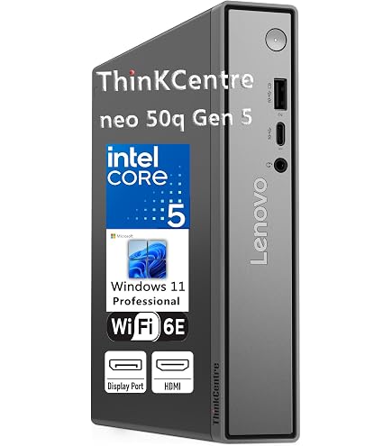 Amazon.com: Lenovo ThinkCentre M70q Tiny i5-12500T 16GB 512GB SSD