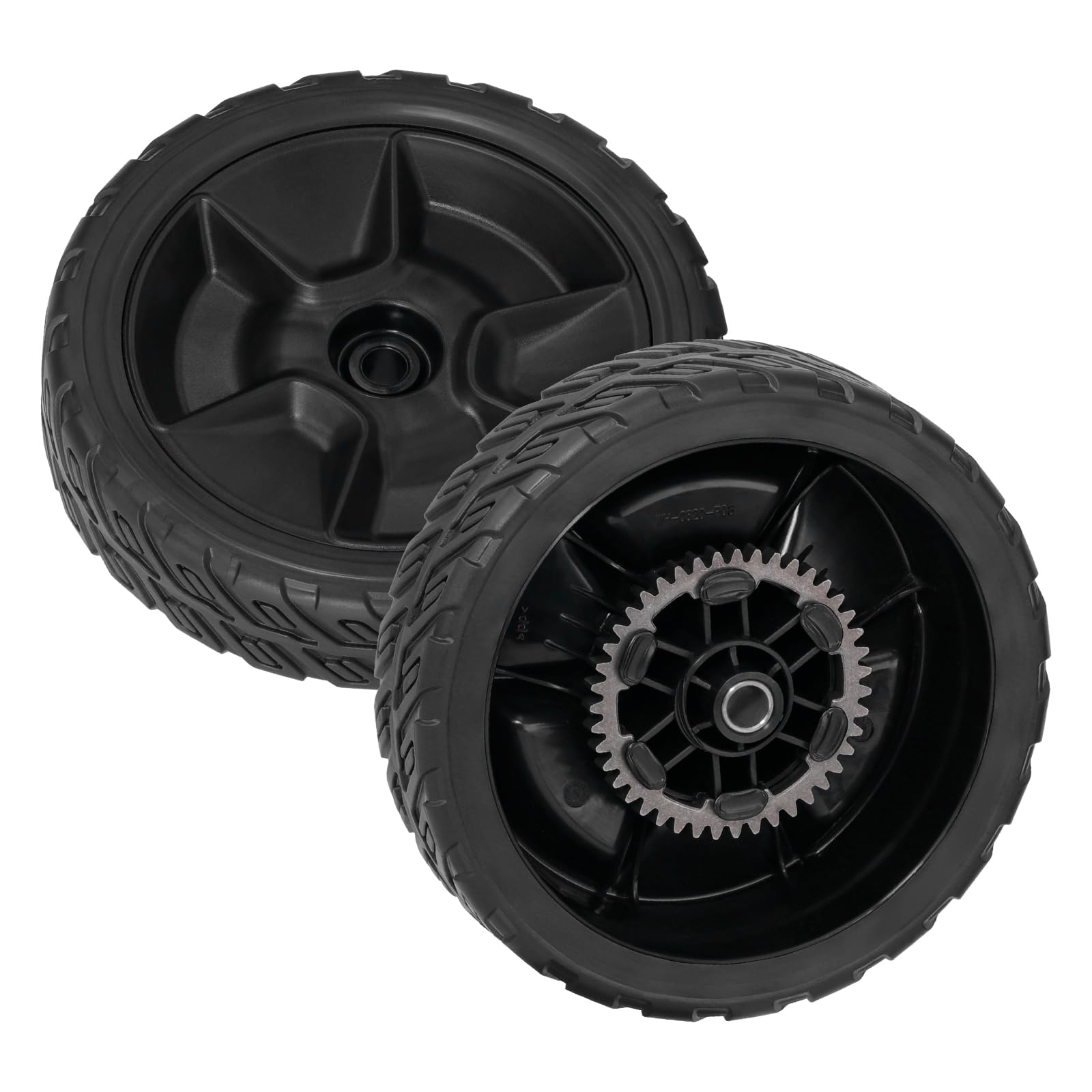 Photo 1 of XaXmTee 2 Pcs HRN216 Lawn Mower Rear Wheels Kit Compatible with Honda HRN216 Lawn Mower 8" Push Mower Back Drive Wheels Replace for 42710-VR8-N00ZA
