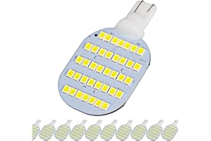 GRB Super Bright T10 921 922 912 LED Bulbs for 12V RV Ceiling Dome Light RV Interior Lighting Trailer Camper, White 600 Lumens (Pack of 10)