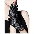 FIORETTO Womens Genuine Leather Driving Gloves Touchscreen Unlined Sheepskin Ladies Driving Gloves Thin W160020