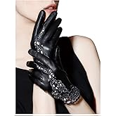 FIORETTO Womens Genuine Leather Driving Gloves Touchscreen Unlined Sheepskin Ladies Driving Gloves Thin W160020