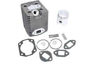 P SEEKPRO Cylinder Piston Kit 45mm For Wacker Neuson WM80 WM80C Rammer BS45Y BS50-2 BS500 BS60 BS60-2 BS70 BS70-2 BS105Y BS600 BS700 BS650 Breaker BH22 BH23 BS24 BH55 BH65 MPN 5000176400 5000045909 5000099336