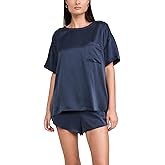 Lunya Women's Washable Silk Tee Shorts Set