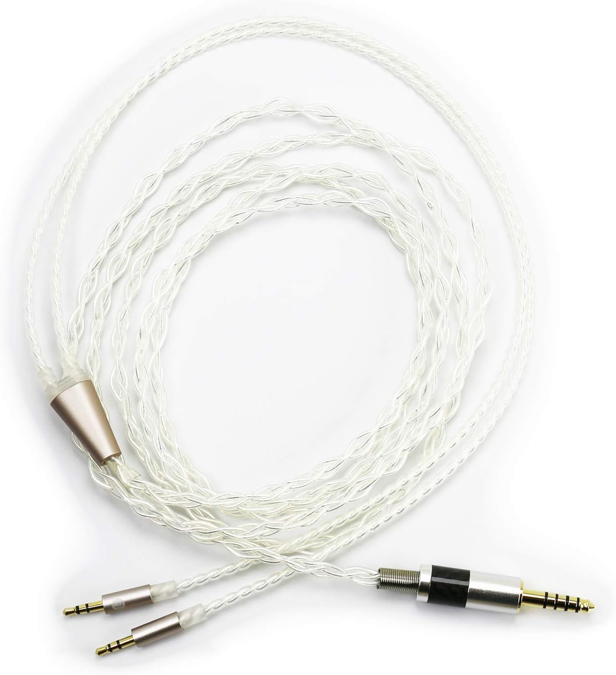 ABLET HiFi Cable with 4.4MM Balanced Male to Dual 2.5mm male Compatible with Hifiman HE400S, HE-400I - Image 3