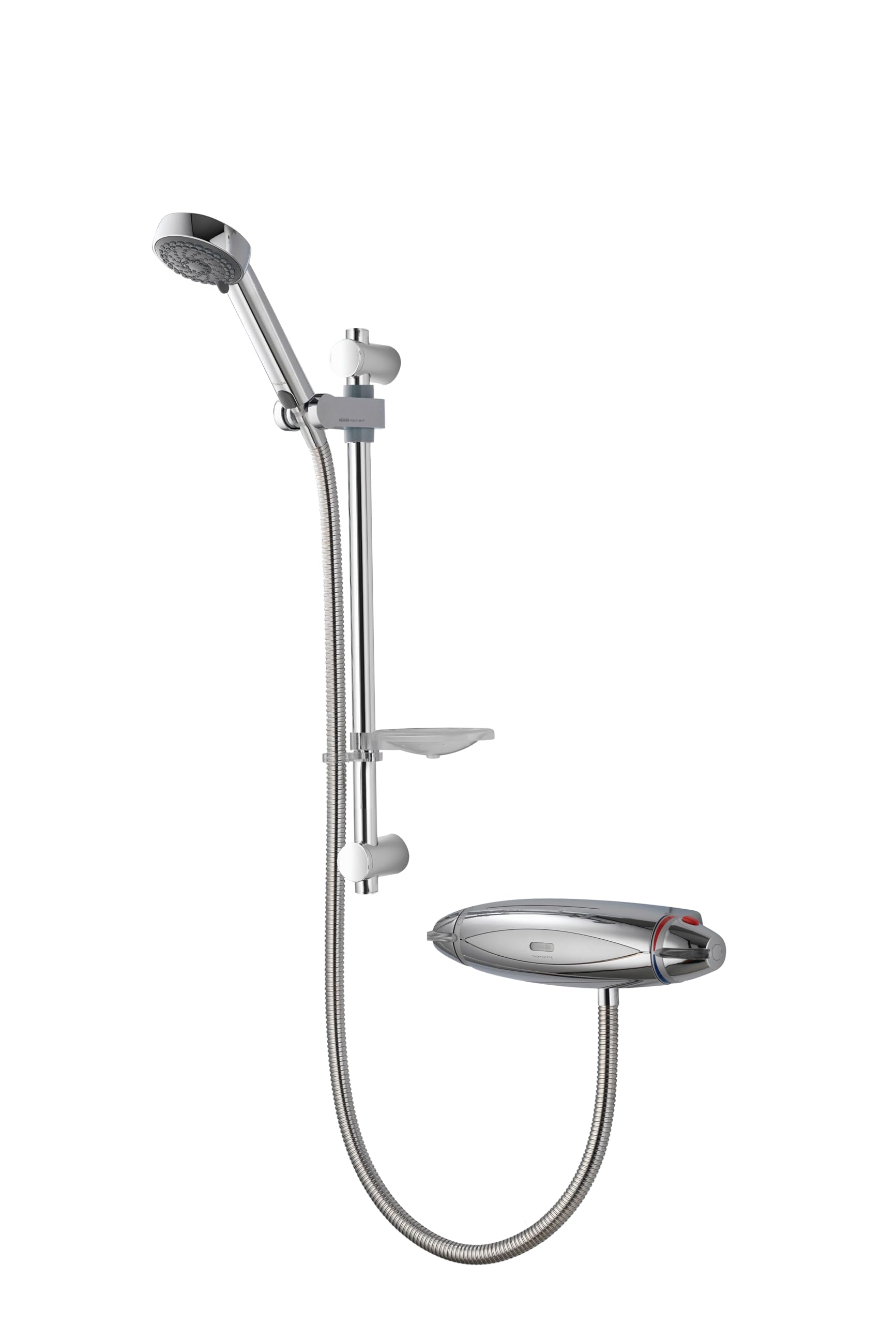 Aqualisa COLT001EA Colt exposed mixer shower with adjustable head, Chrome