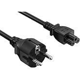 Cable Leader 6ft European Schuko 3-Prong Notebook Power Cord (CEE 7/7 to IEC320 C5)