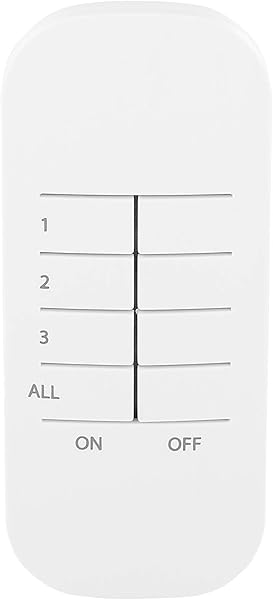 Smartwares SH4 99566 Juego de interruptores internos mini Plug Connect 3 enchufes inteligentes con mando a distancia color blanco