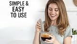 Zulay Kitchen Milk Frother Cordless Mini Hand Mixer Silver view 7