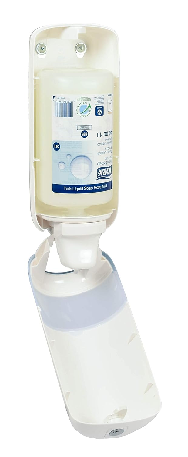 Tork Extra Mild Non Perfumed Liquid Soap - 400011 - Luxury Soap for S1 Dispenser Systems - Premium Quality, Dye-free, 1 x 33.815 fl oz, (Pack of 6): Industrial & Scientific